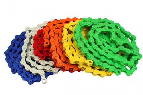 Color fixie bike chains